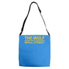 the wolf of wall str Adjustable Strap Totes