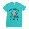 anxiety attack Ladies Fitted T-Shirt
