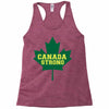 canada strong Racerback Tank