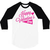 happy valentine's day 3/4 Sleeve Shirt