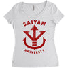 saiyan universty Women's Triblend Scoop T-shirt