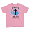By Birth Christian By the Grace of God Youth Tee