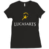 lucasarts vintage Ladies Fitted T-Shirt