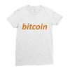 bitcoin Ladies Fitted T-Shirt