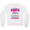 I&rsquo;m Called Auntie Because I&rsquo;m Way Too Cool To Be Called Grandma Crewneck Sweatshirt