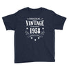 original parts vintage established 1958 perfectly aged Youth Tee