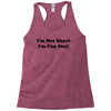im not short funny t shirt humor nerd geek tee s 3xl Racerback Tank