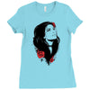 girl roses Ladies Fitted T-Shirt