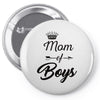 mom of boys Pin-back button