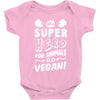 Be A Super Hero For Animals Go Vegan! Baby Bodysuit