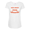 I Love Someone with Skin Cancer to The Moon and Back to Infinity Maternity Scoop Neck T-shirt