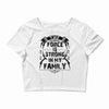 The force is strong in my family... Crop Top