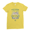 lucky dragon lager Ladies Fitted T-Shirt