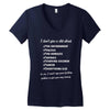 i dont give a shit about the environment politics the homeless Women's V-Neck T-Shirt