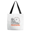 This Girl Loves Pomeranian Tote Bags