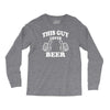 This Guy Loves Beer Long Sleeve Shirts