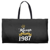 kings are born in 1987 Weekender Totes