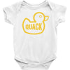 duck quack Baby Onesie