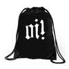 oi punk rock top long sleeve,,,, Drawstring Bags