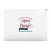 A February Girl Like A Flowers Accessory Pouches