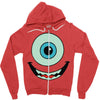 mike wazowski monstres Zipper Hoodie