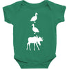 duck duck moose funny Baby Bodysuit