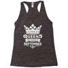 Queens Are Born In September Racerback Tank