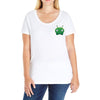 Final Space Mooncake Pocket Ladies Curvy T-Shirt
