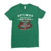 optimus trans Ladies Fitted T-Shirt