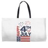 happy 4th of july Weekender Totes