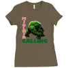 mjolnir calling Ladies Fitted T-Shirt