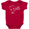 i am groot' guardians of the galaxy movie funny baby groot Baby Bodysuit
