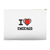 i love chicago Accessory Pouches