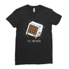 space heater Ladies Fitted T-Shirt
