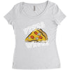 Pizza Bitch Women's Triblend Scoop T-shirt