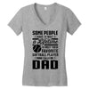 Some People Have To Wait a Lifetime To Meet Their Favorite Softball Women's V-Neck T-Shirt