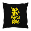 fuck what people think Throw Pillow