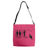 problem solved funny t shirt marriage wife beer s 3xl Adjustable Strap Totes