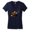 just a viking and his horse Women's V-Neck T-Shirt