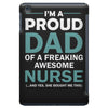 i'm a proud dad of freaking awesome nurse iPad Mini