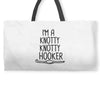 crochet knitting Weekender Totes