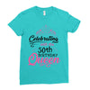 celebrating with the 70th birthday king t shirts Ladies Fitted T-Shirt