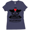 I Am Actually In A Very Commited Relationship Ladies Fitted T-Shirt