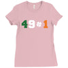 Conor Mcgregor 49-1 Ladies Fitted T-Shirt