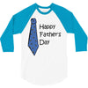 happy father's day 3/4 Sleeve Shirt