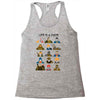 life is a game Racerback Tank