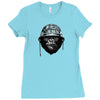 gorrila head military smoke Ladies Fitted T-Shirt