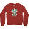 grumpy robot Crewneck Sweatshirt