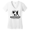 Backpacker Let's Explore The World Women's V-Neck T-Shirt