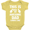 new daddy christmas funny Baby Onesie